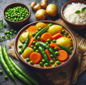 Tridoshic vegetable curry